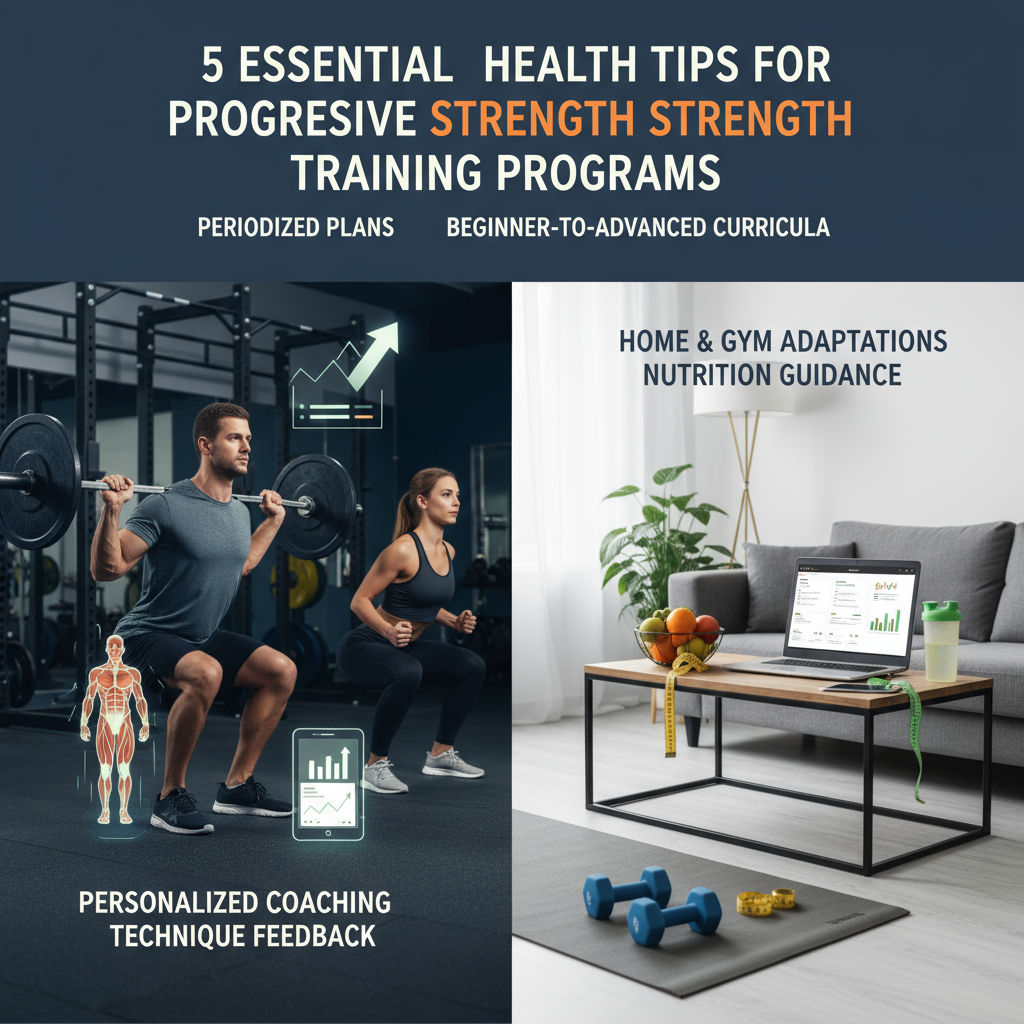 5 Essential Health Tips for Progressive strength training programs
